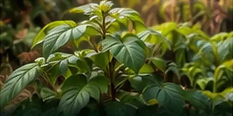 Dense invasive plant growth